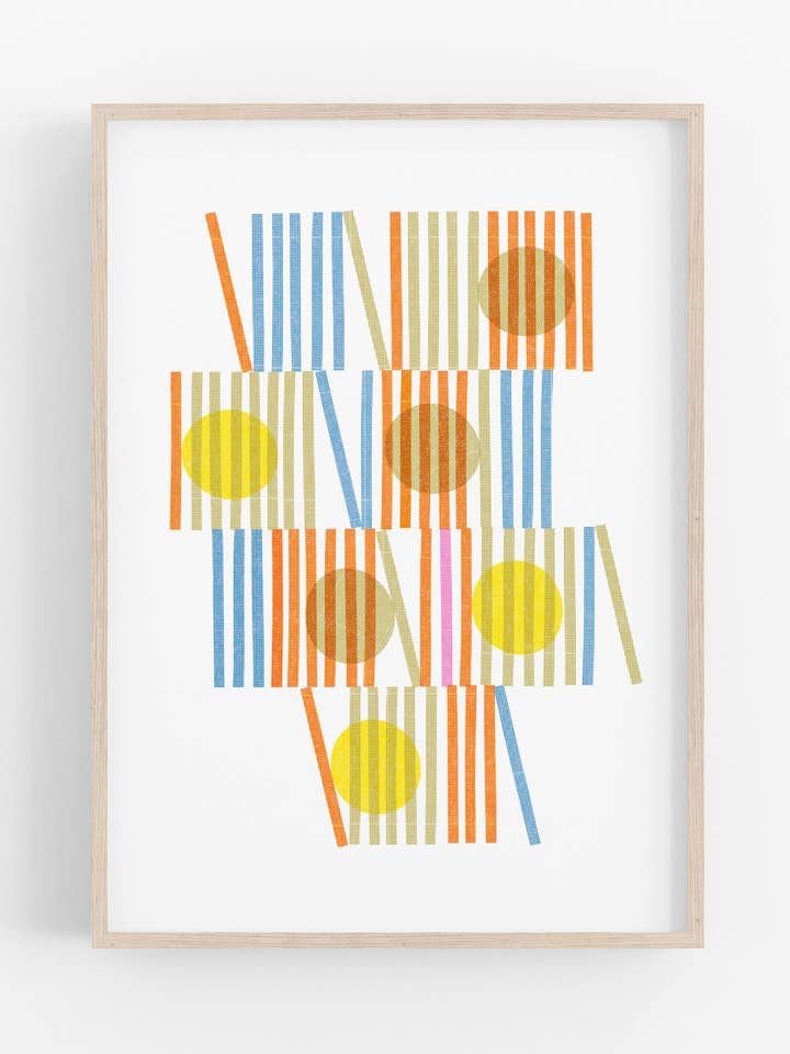 Slice • Impresión Riso Moderna para venta al por mayor de Mezzaluna Studio