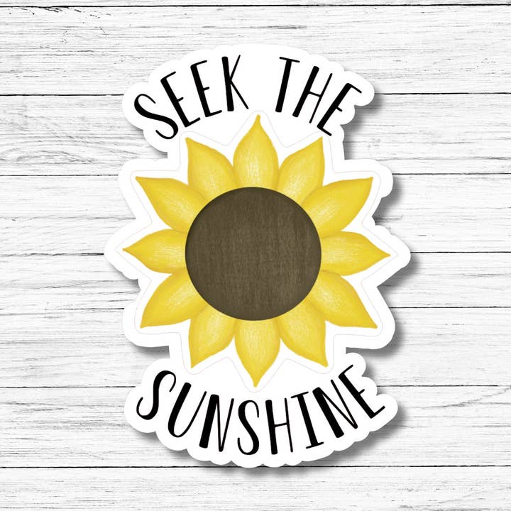 Seek The Sunshine Sticker for wholesale by Talitharise