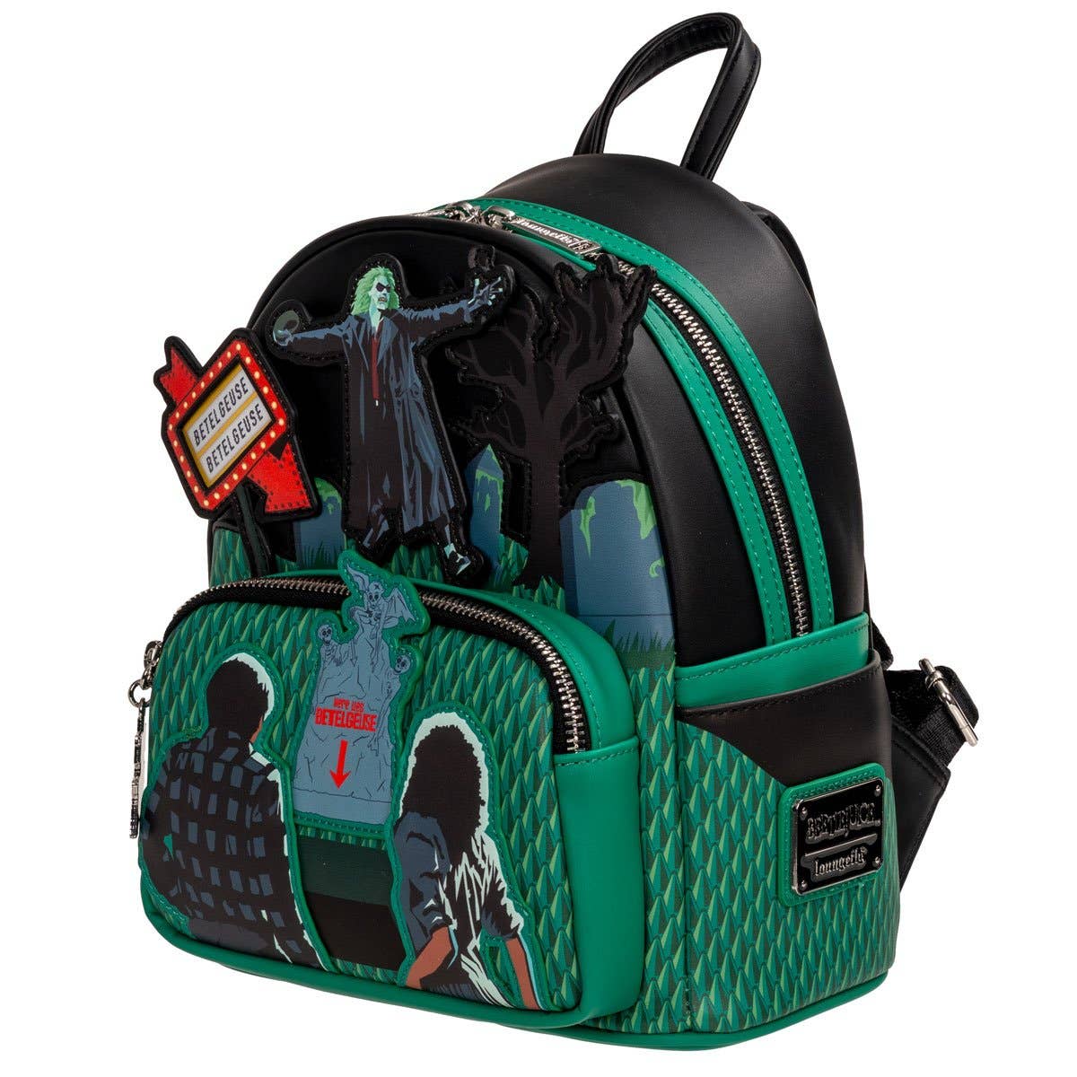 Entertainment Earth - Wholesale Backpack - Kids - Beetlejuice Graveyard GITD Mini-Backpack - EE Exclusive4
