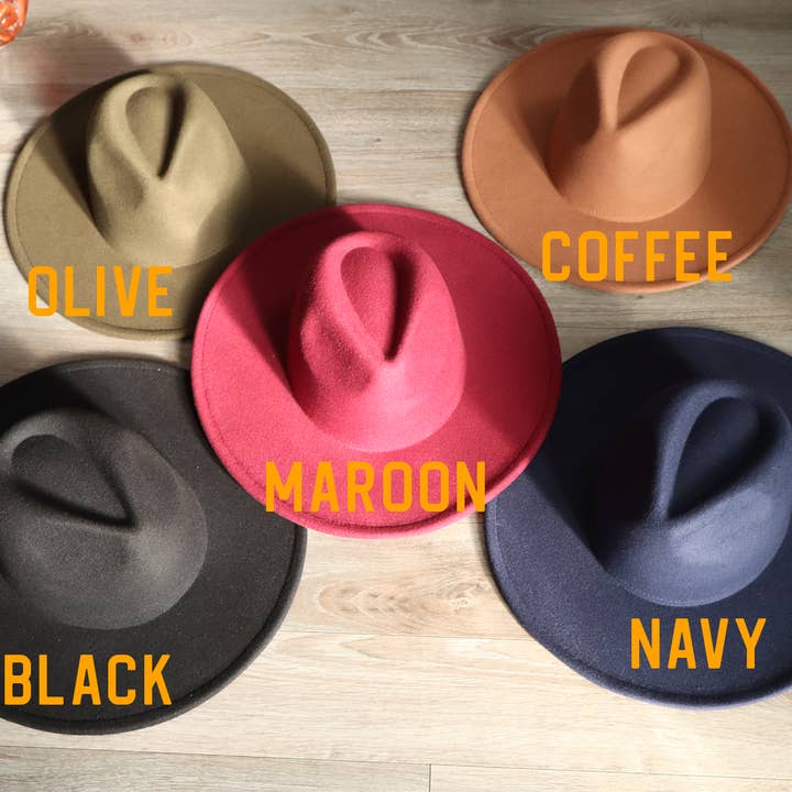 KMCO Hat Company - Wholesale Fedora - Unisex - Rancher Wide Brim Fedora Hat