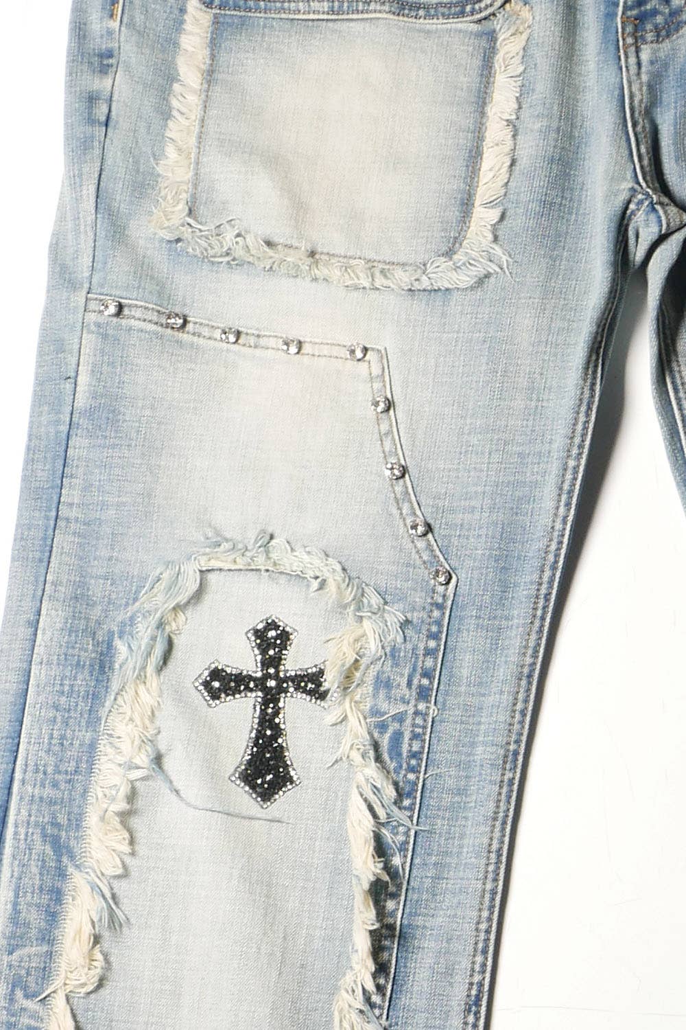 Cooper 9 - Wholesale Jeans - Men's - 507 Cross Wide Cargo Jeans Light Wash2