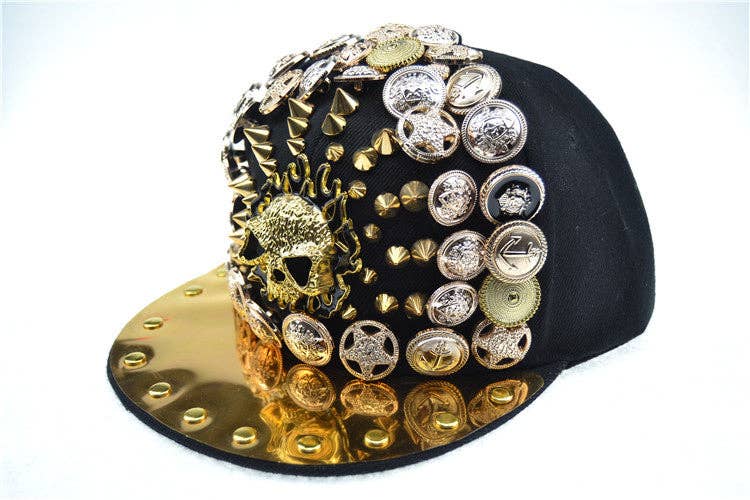 Red Skull Coins Hiphop Cap C0275 for wholesale on Faire1
