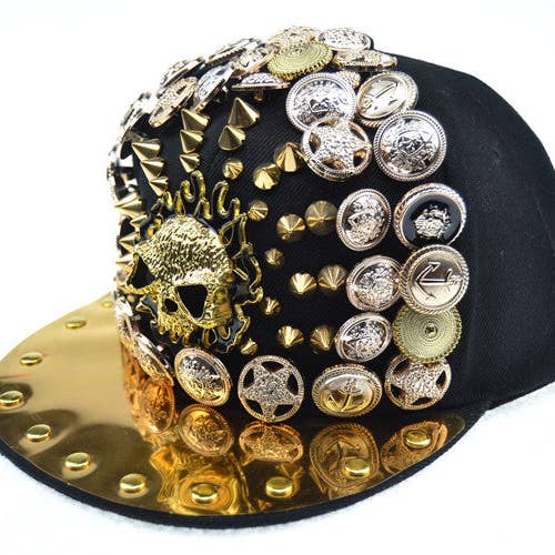 Red Skull Coins Hiphop Cap C0275 for wholesale on Faire1