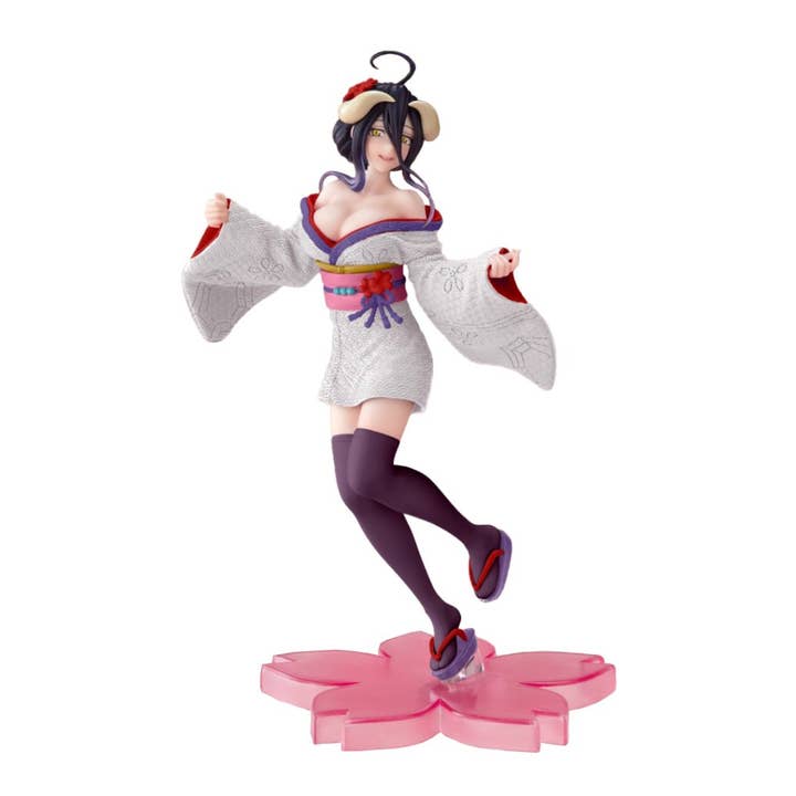 Shinjidai - Wholesale Figurine Toy - Kids - Overlord Coreful Figure - Albedo (Sakura Kimono Ver.)