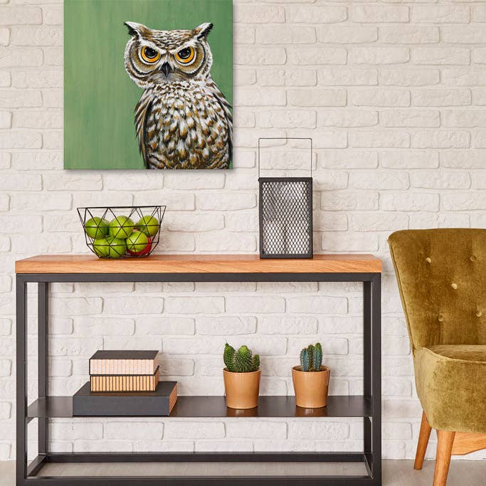 Decorazione murale su tela «Chi stai guardando» per la vendita all'ingrosso da parte di GreenBox Art