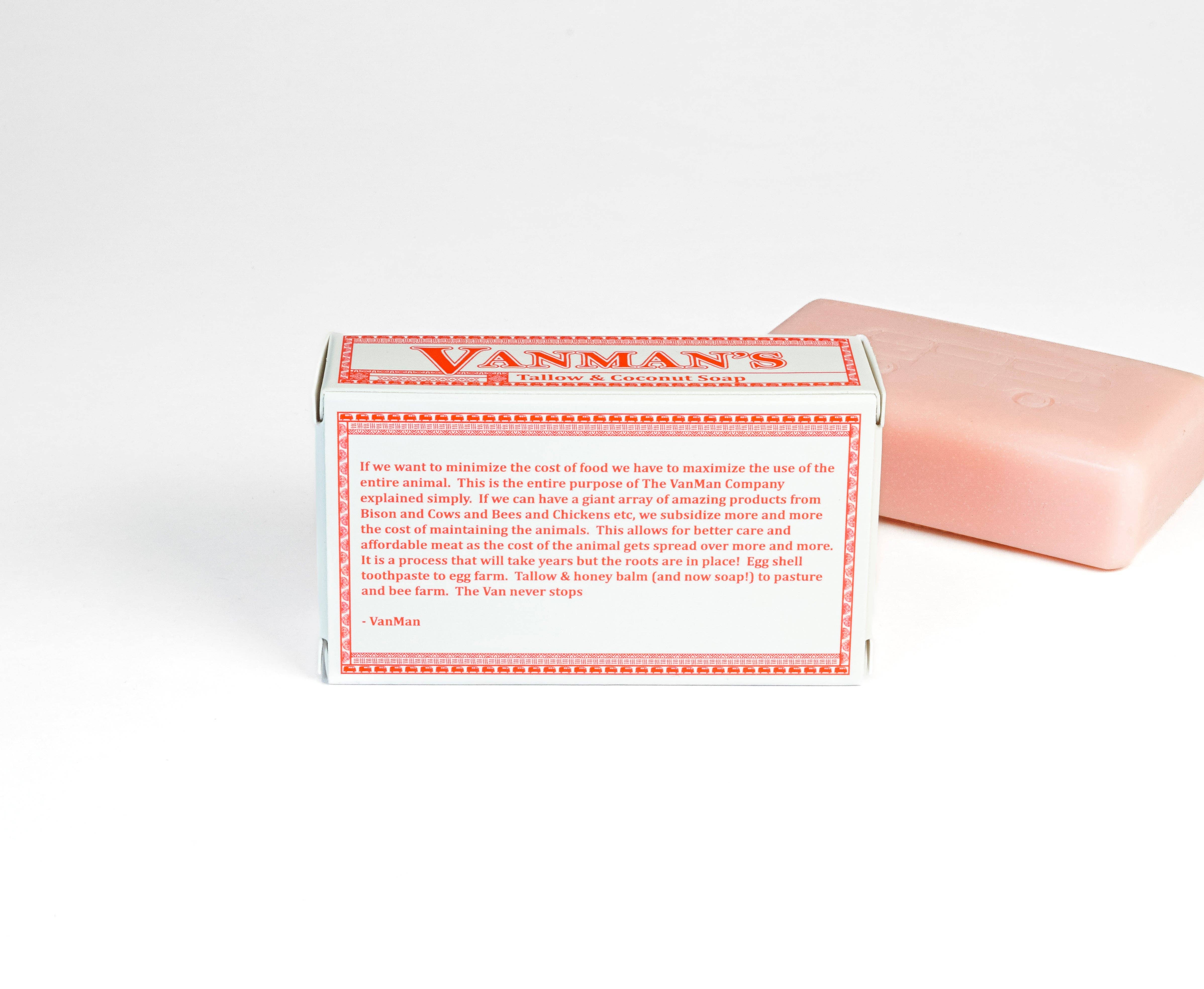 The VanMan Company - Wholesale Bar Soap - *New* VanMan's Tallow & Coconut Soap1