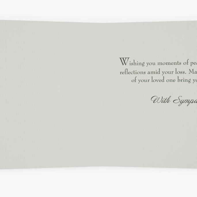 Jubilations Designs - Wholesale Sympathy Card - With Deepest Sympathy1