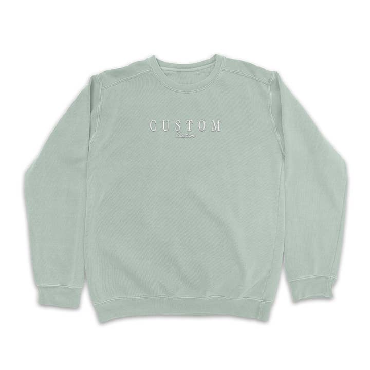 Island View Outfitters - Wholesale Sweatshirt - Unisex - *CUSTOM* Embroidered Wave Wash Crewneck7