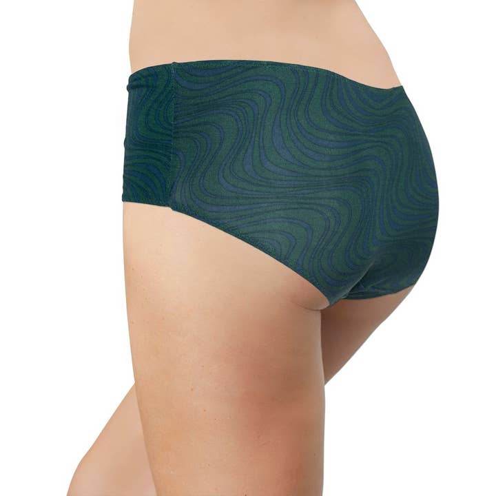 Teri Lingerie - Vendita all'ingrosso Intimo - Donna - HIPSTER IN MODAL GROOVY SWIRL CON RUCHES