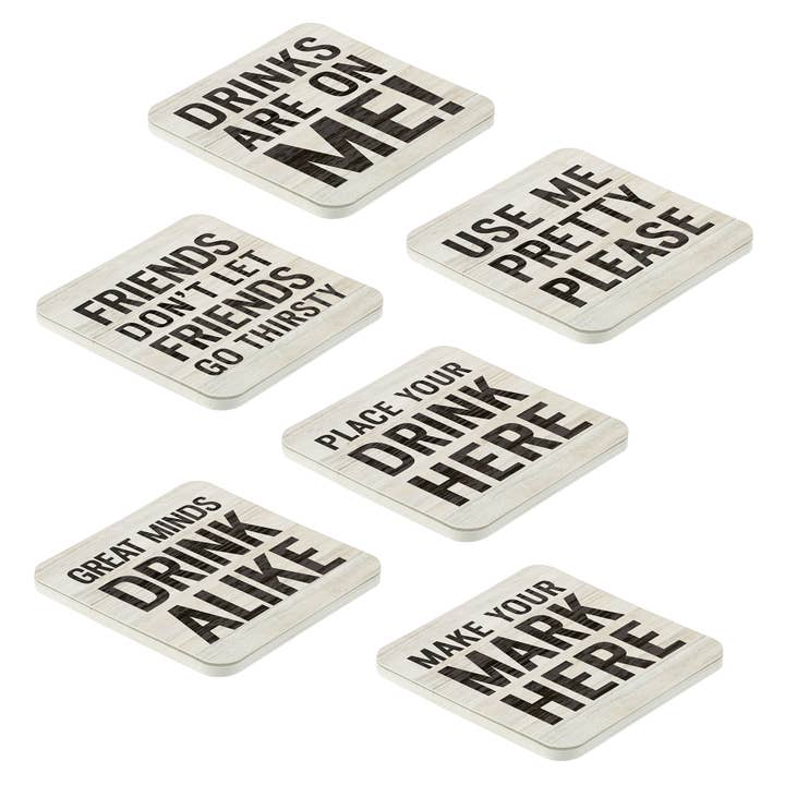 Lillian Rose Set di 36 sottobicchieri in legno per la vendita all'ingrosso da parte di Lillian Rose