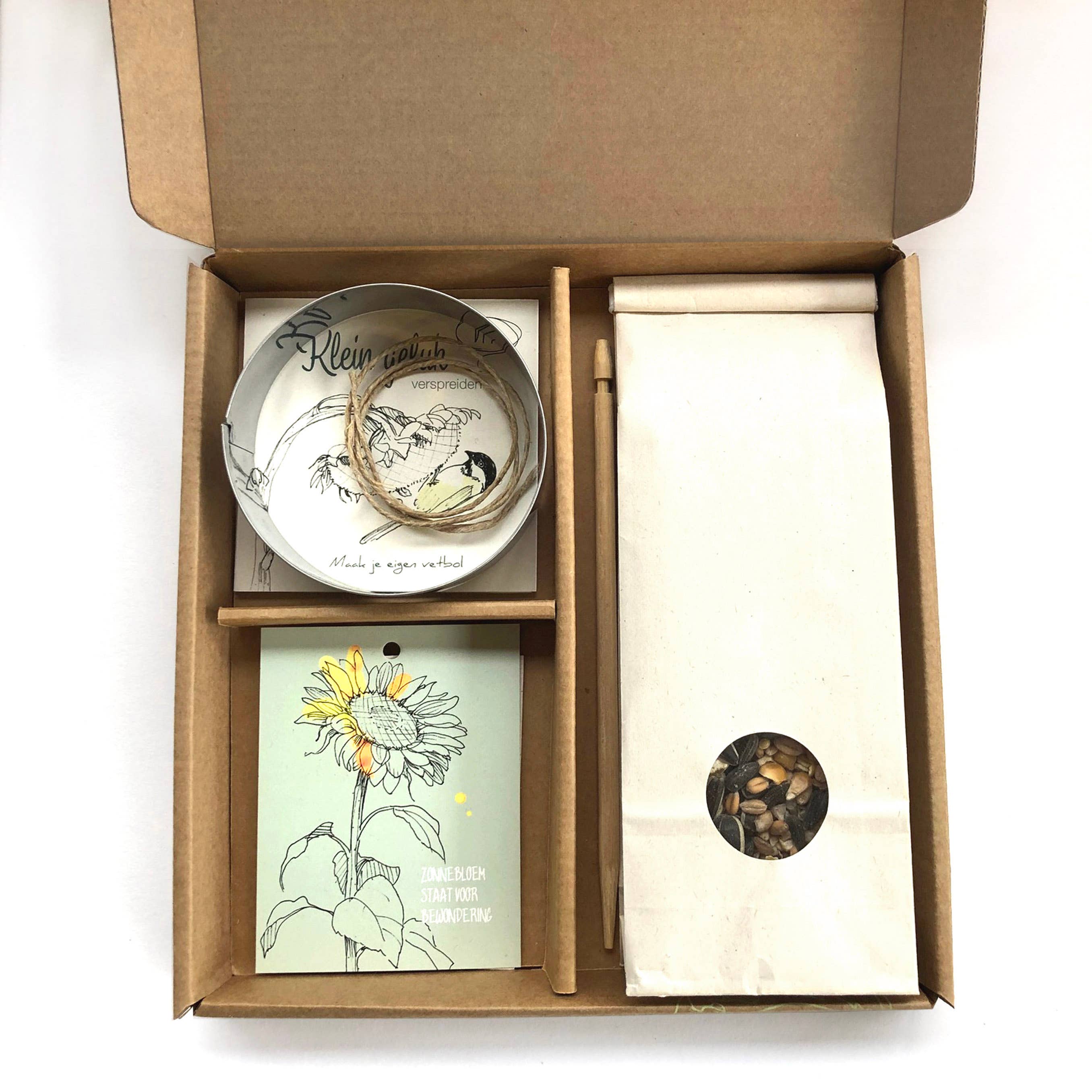 Veer&Moon - Wholesale DIY Craft Kit - Vogel cadeau doosje 'Klein Geluk'2