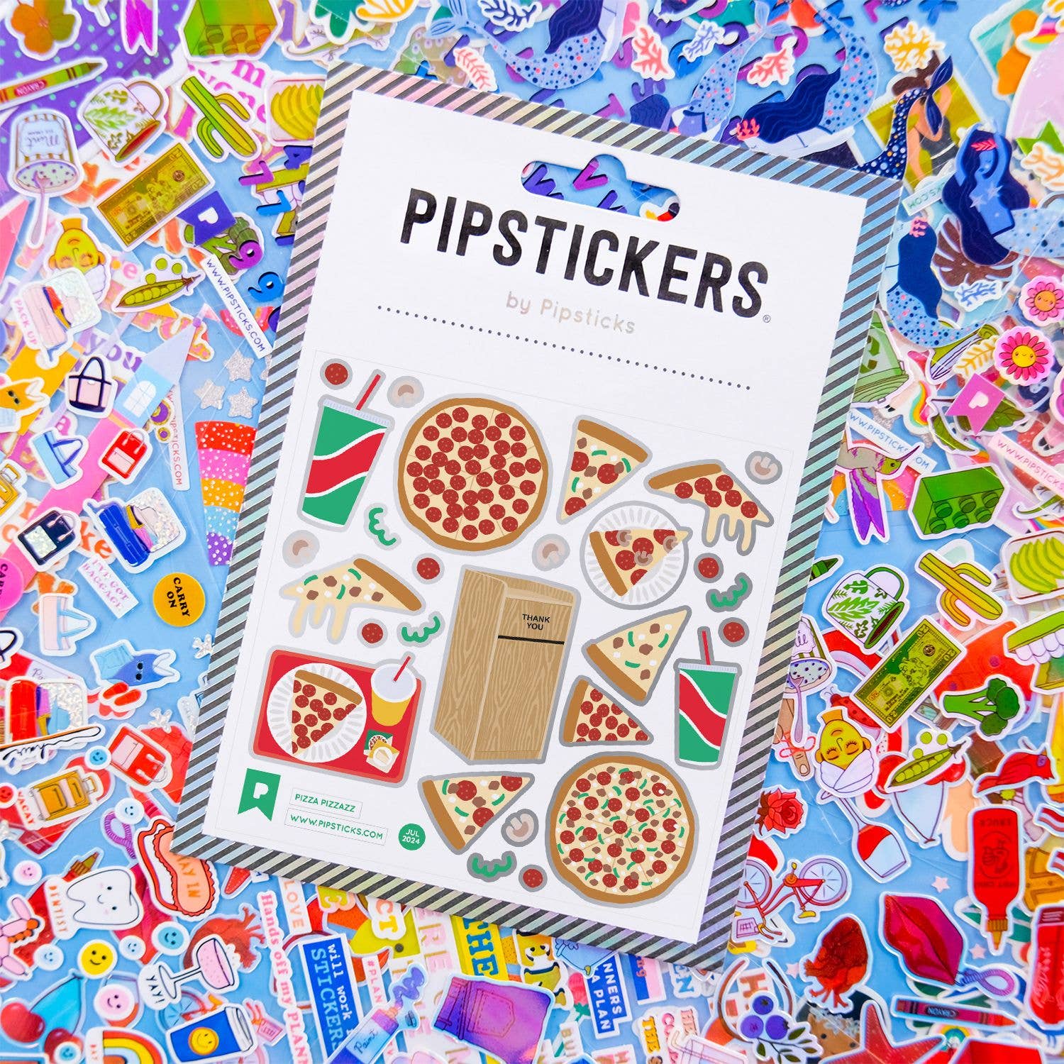 Pipsticks - Vente Autocollant - Pizza Pizzazz18