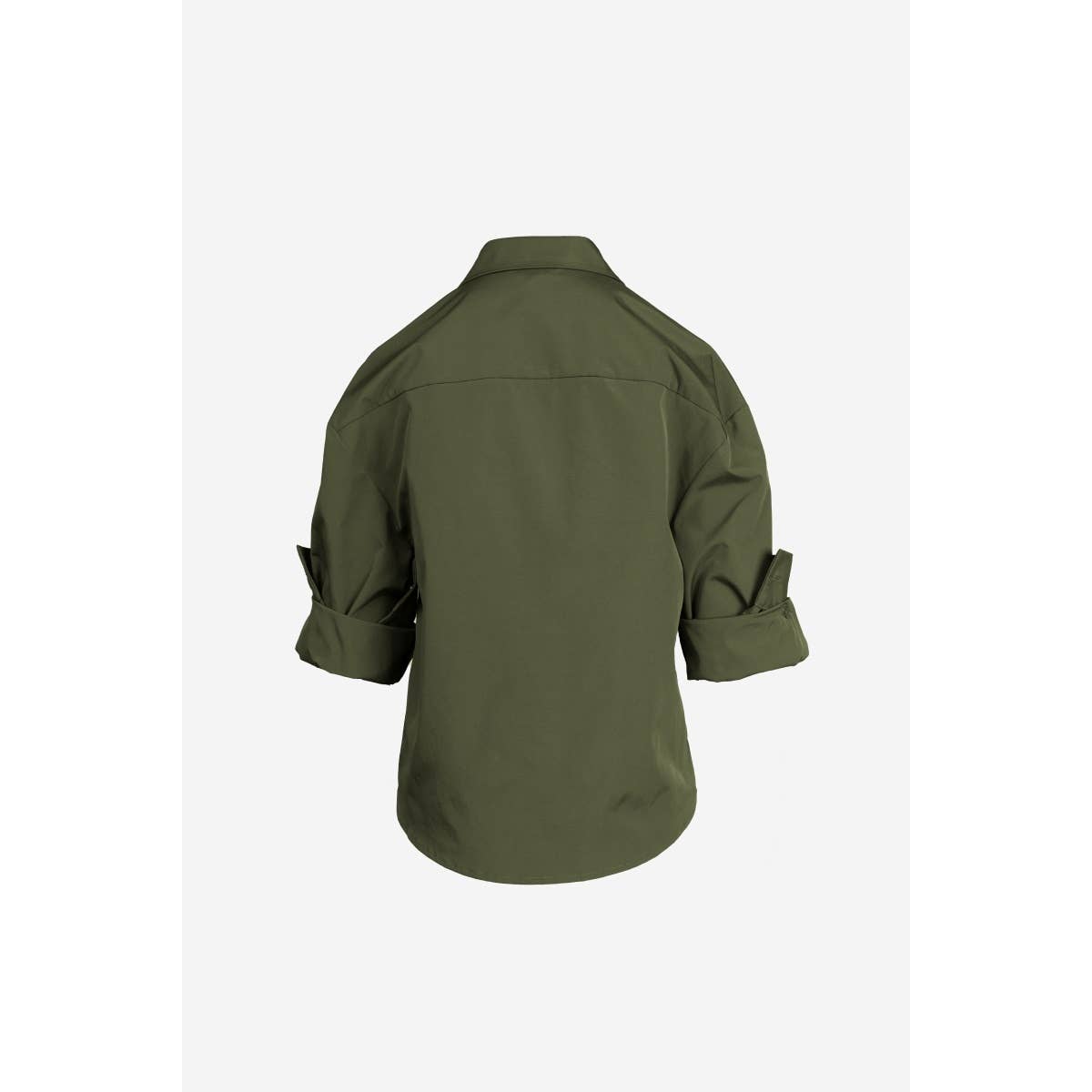 Naked Zebra – Großhandel Bluse – Damen – Bluse mit hochgekrempelten Ärmeln und Knopfleiste8