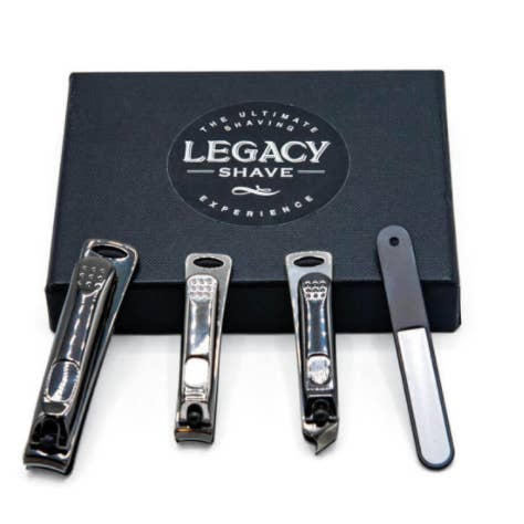 Legacy Shave – wholesale Rakningsset - Herr – 2 bit Gift Set Legacy rakborste och spik klippning set6
