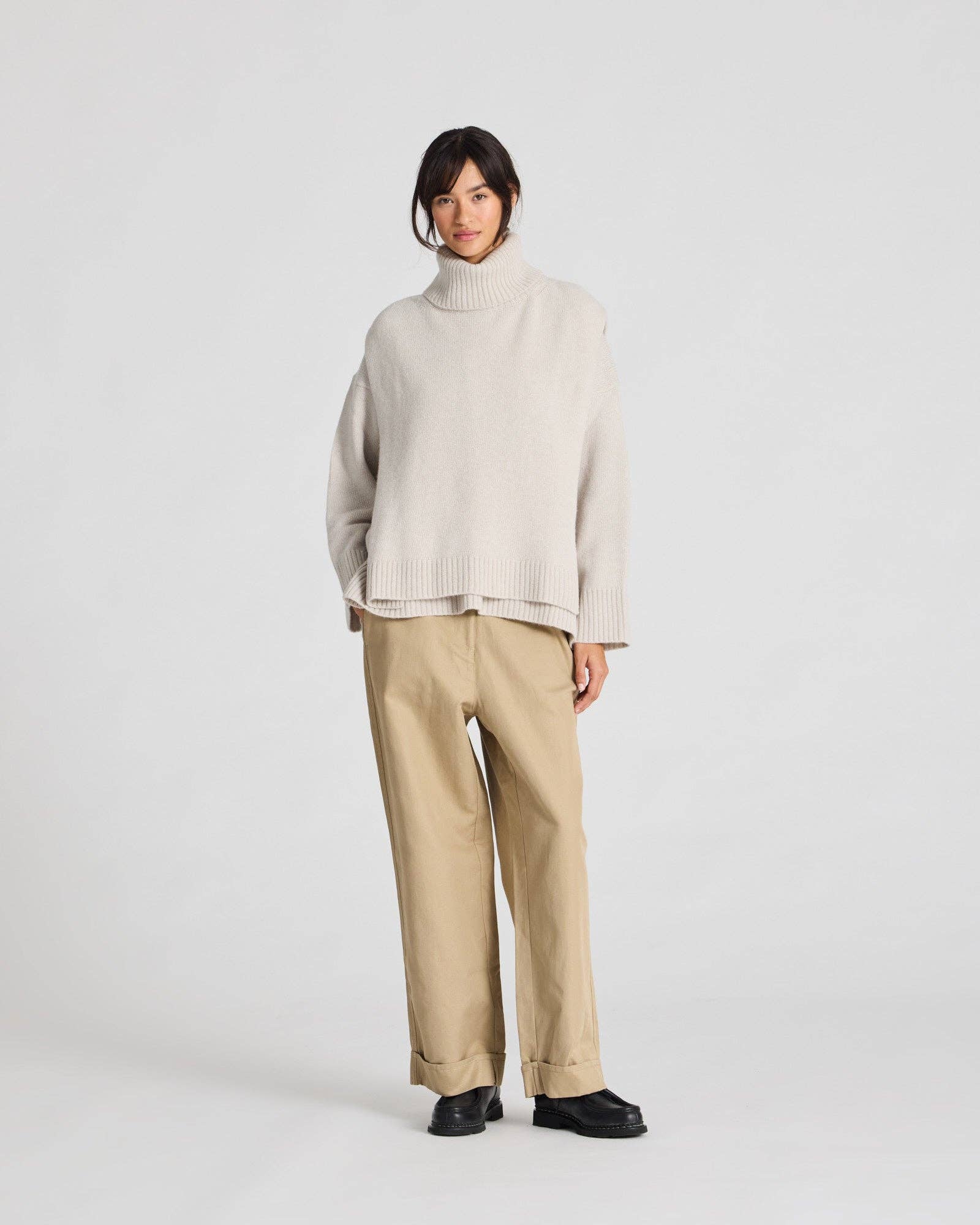 gai-lisva - Wholesale Knit Sweater - Women's - Michelle Neck Piece - Island Fossil3