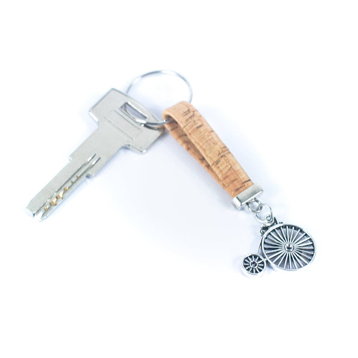 Meninas Bonitas Cork - Wholesale Keychain - Unisex - bike Pendant Handmade Cork Keychain  I-02-B-MIX-102
