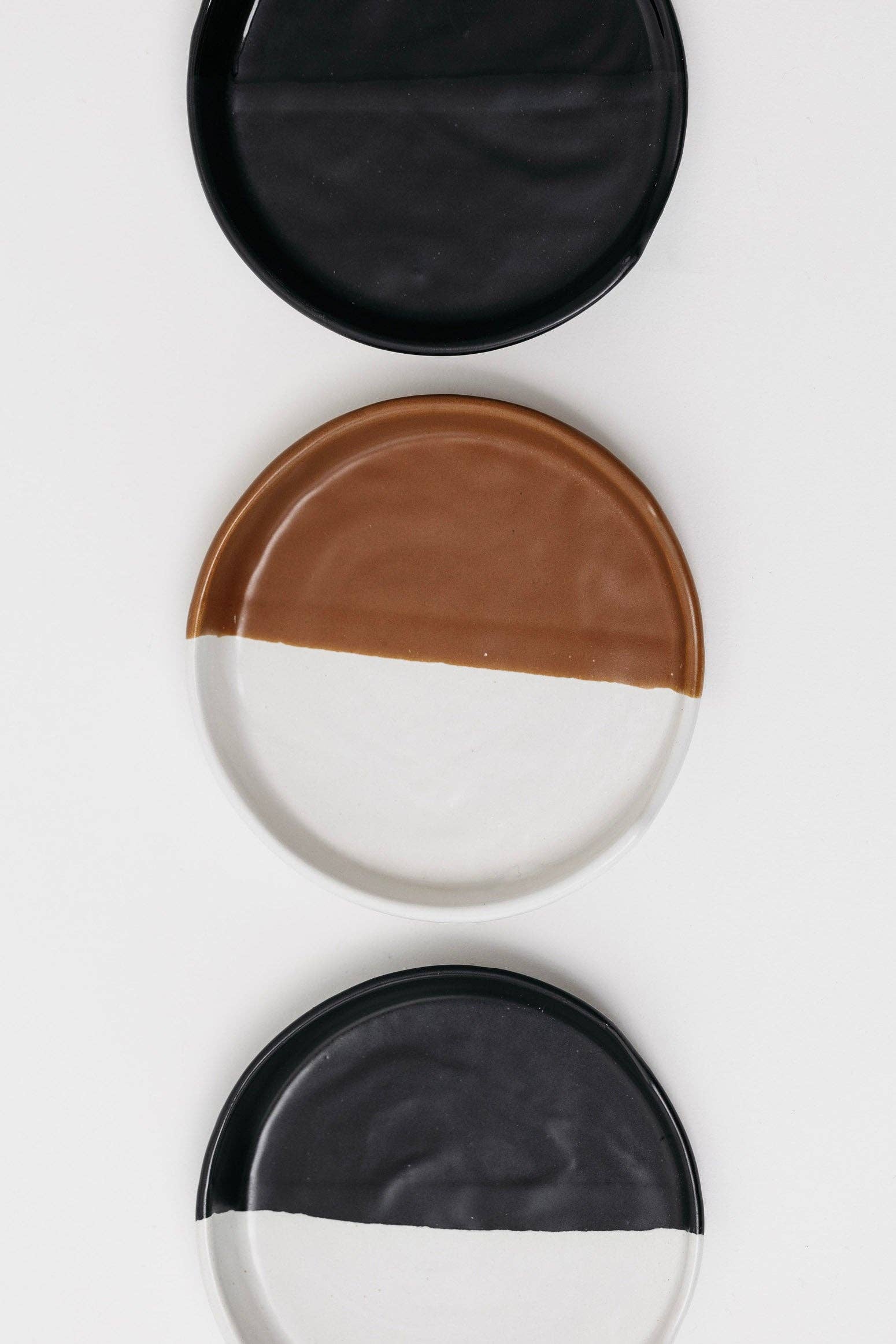 THELIFESTYLEDCO - Wholesale Spoon Rest - Waylon Spoon Rest - Brown/White - 4 inch3