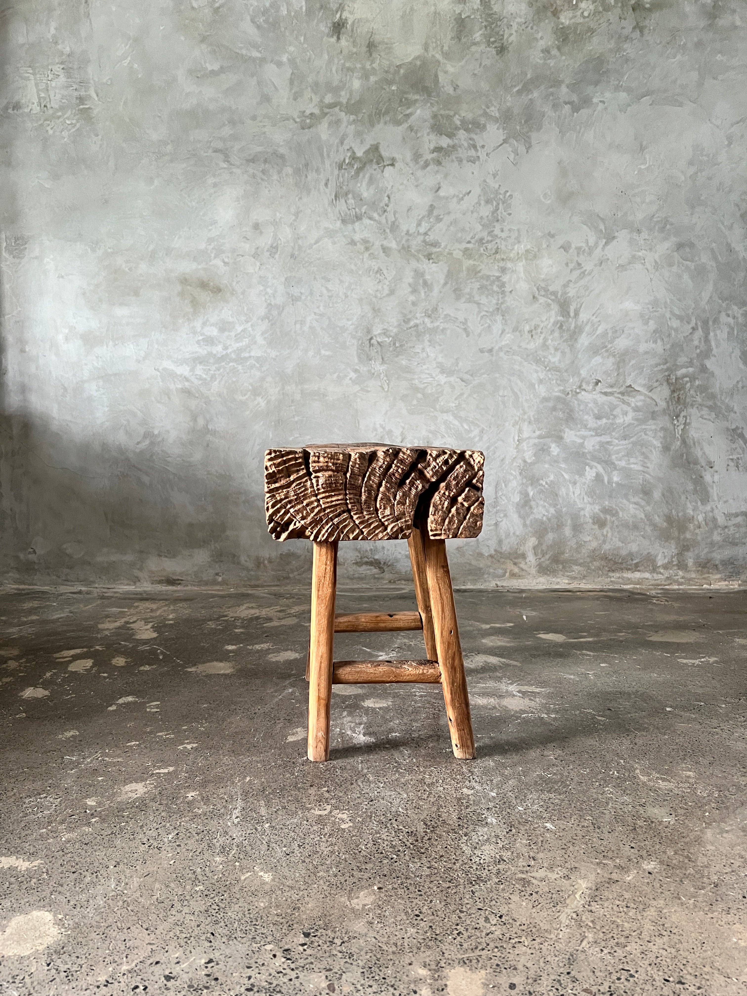 Office Objets - Wholesale Bench - Small organic bench in blonde Asian teak with four legs - Sepuluh13