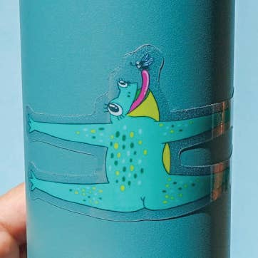 Adesivo para Garrafa Buddy Clear por atacado de Salad Days