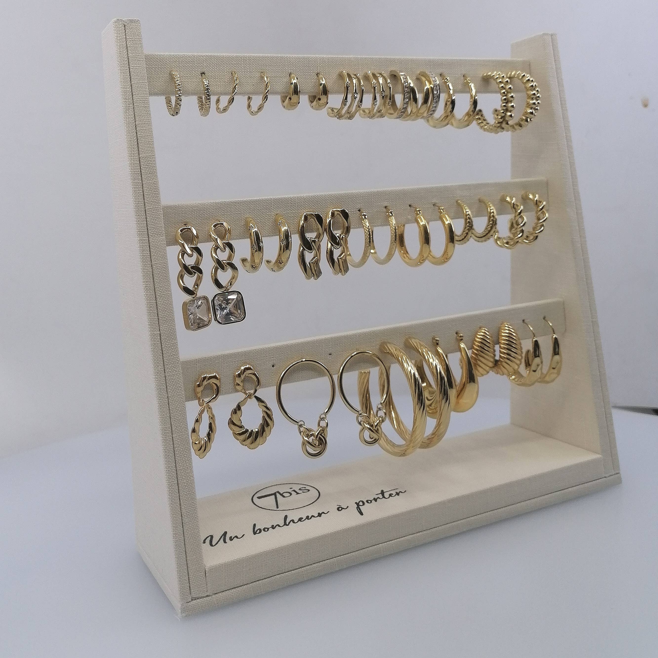 Bijoux 7bis - Wholesale Jewelry Set - Best seller set of 20 stainless steel earrings2