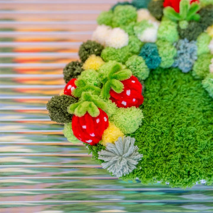 Craft Club - Wholesale DIY Craft Kit - STRAWBERRY - Moss Coaster Kit4