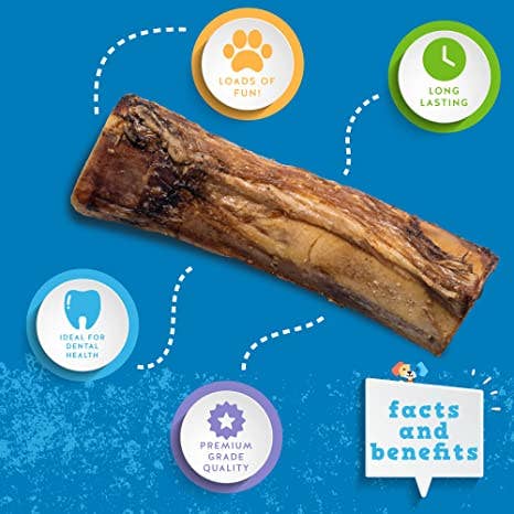 J&C PET SUPPLY LLC - Wholesale Pet treats – Dog - 6" Marrow Bone Jack&pup Dog Treats2