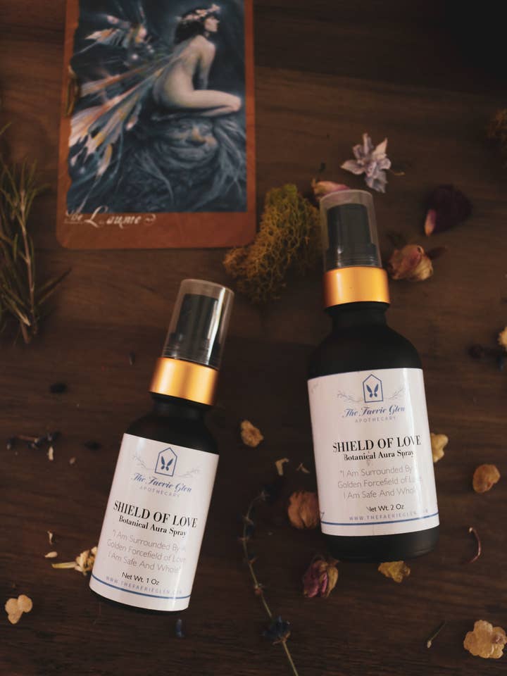 Shield of Love Aura Cleansing Spray for wholesale by The Faerie Glen