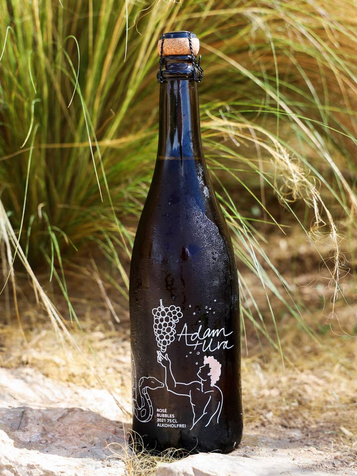 Adam + Uva Bulles rosées bio sans alcool 75 cl pour la vente par Adam + Uva