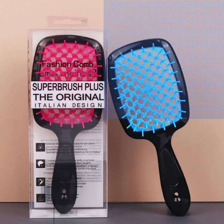 XO Fashion - Wholesale Hair Brush/Comb - HCC001 Wide Tooth Fluffy Hair Massage Scalp detangle Comb5