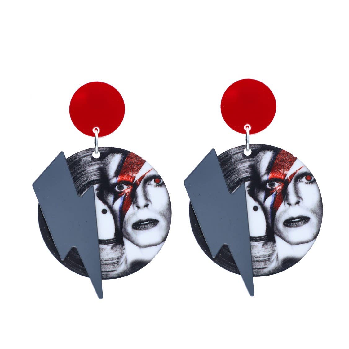 Las Joyas de Amanda - Wholesale Dangle Earrings - David Bowie Lightning Earrings0