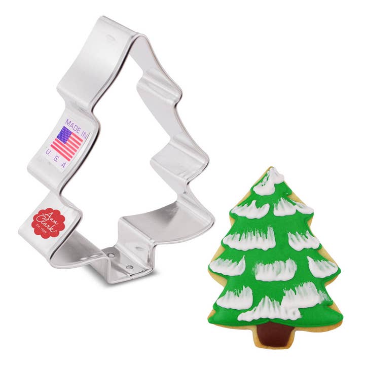 Snow Covered Tree Cookie Cutter. (Bag of 1 Dozen) for wholesale by Ann Clark
