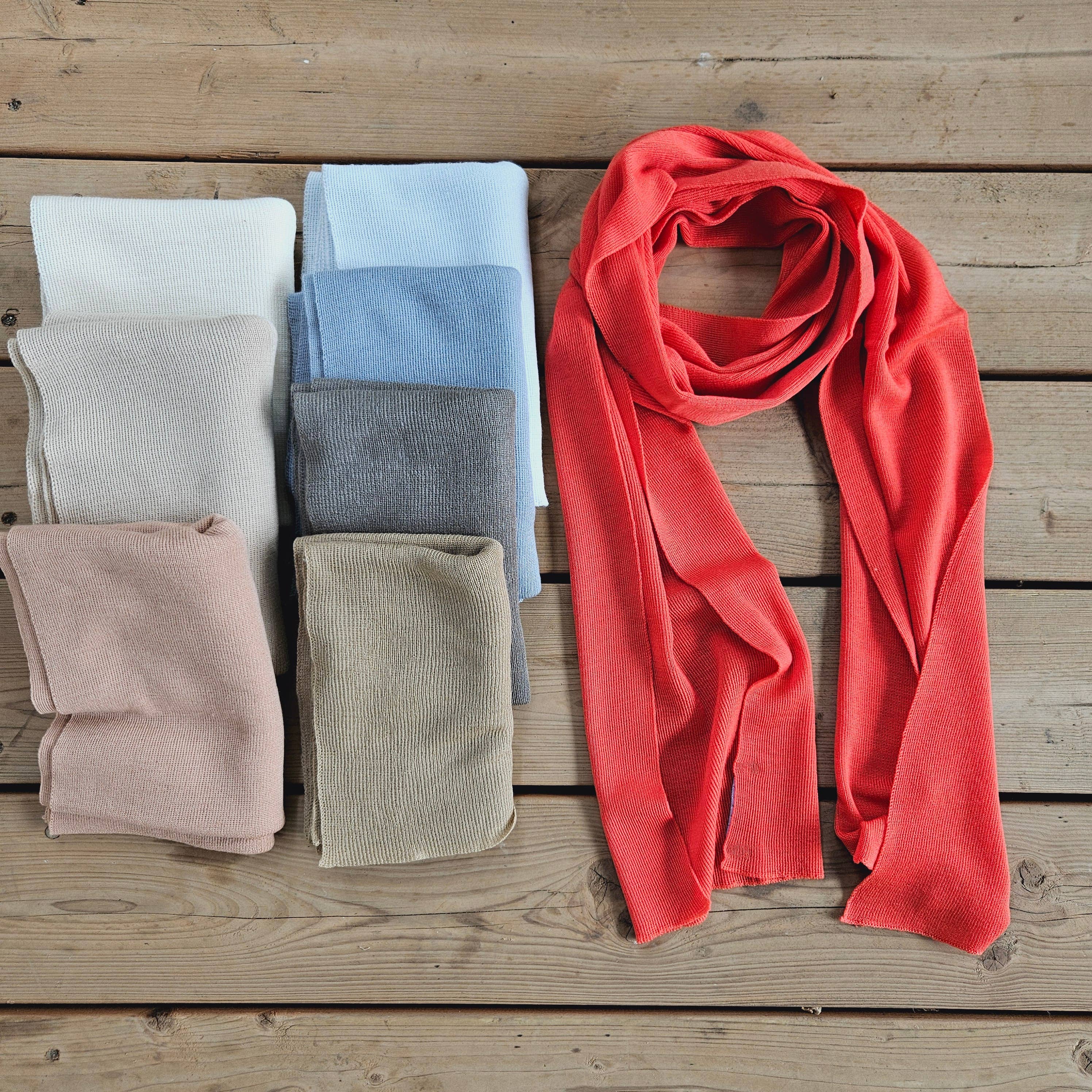 NorraVilla - Wholesale Sjaal - Uniseks - Sjaal van 100% merinowol voor dames of heren - Unisex Offwhite9