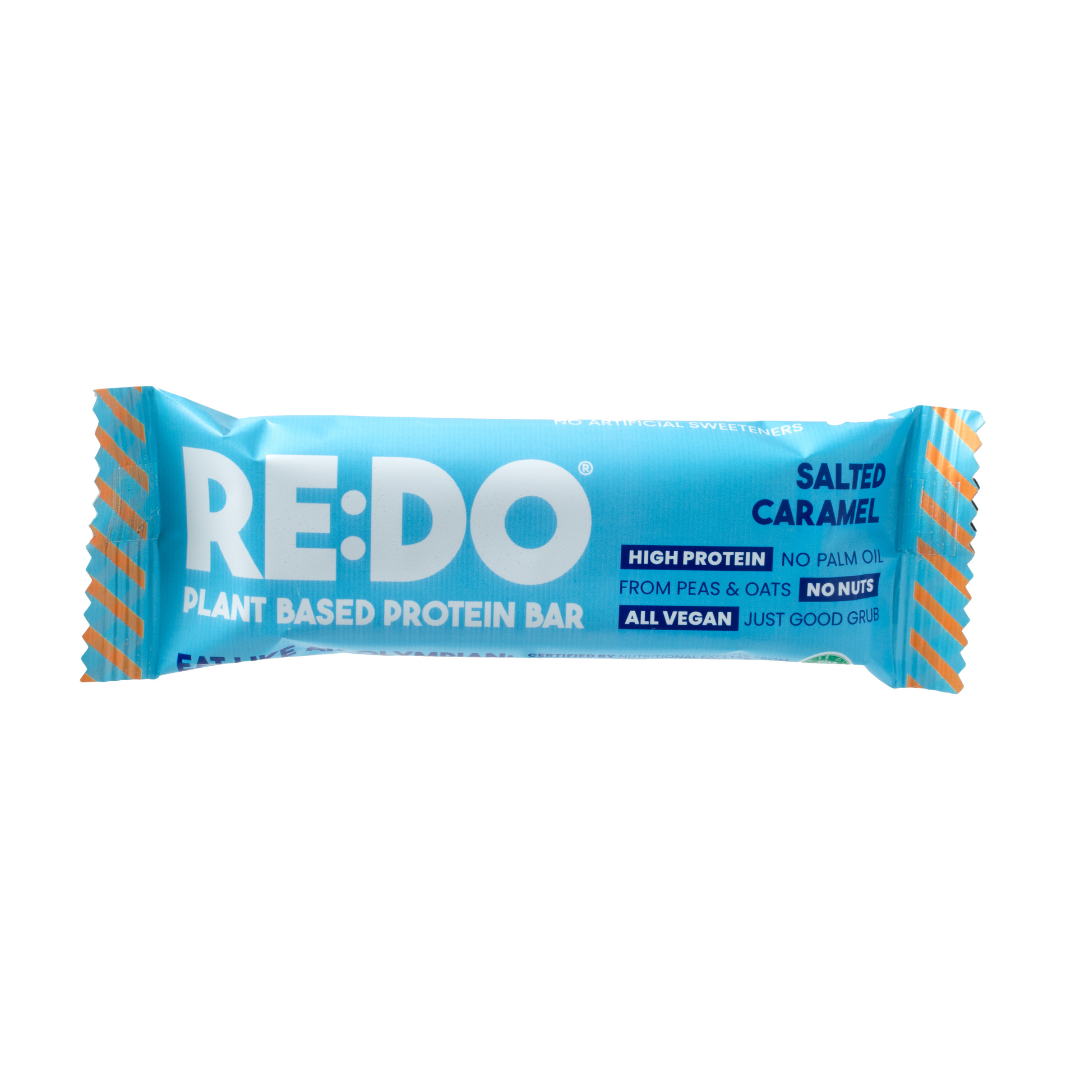 RE:DO Foods - Wholesale Snack Bar - RE:DO Protein Bar I Vegan I 18 x 60g I Salted Caramel1