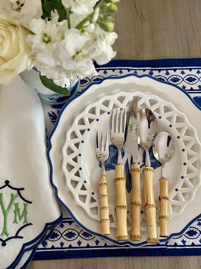 The Enchanted Home - Wholesale Flatware Set - 5-Piece Genuine Bamboo Flatware4
