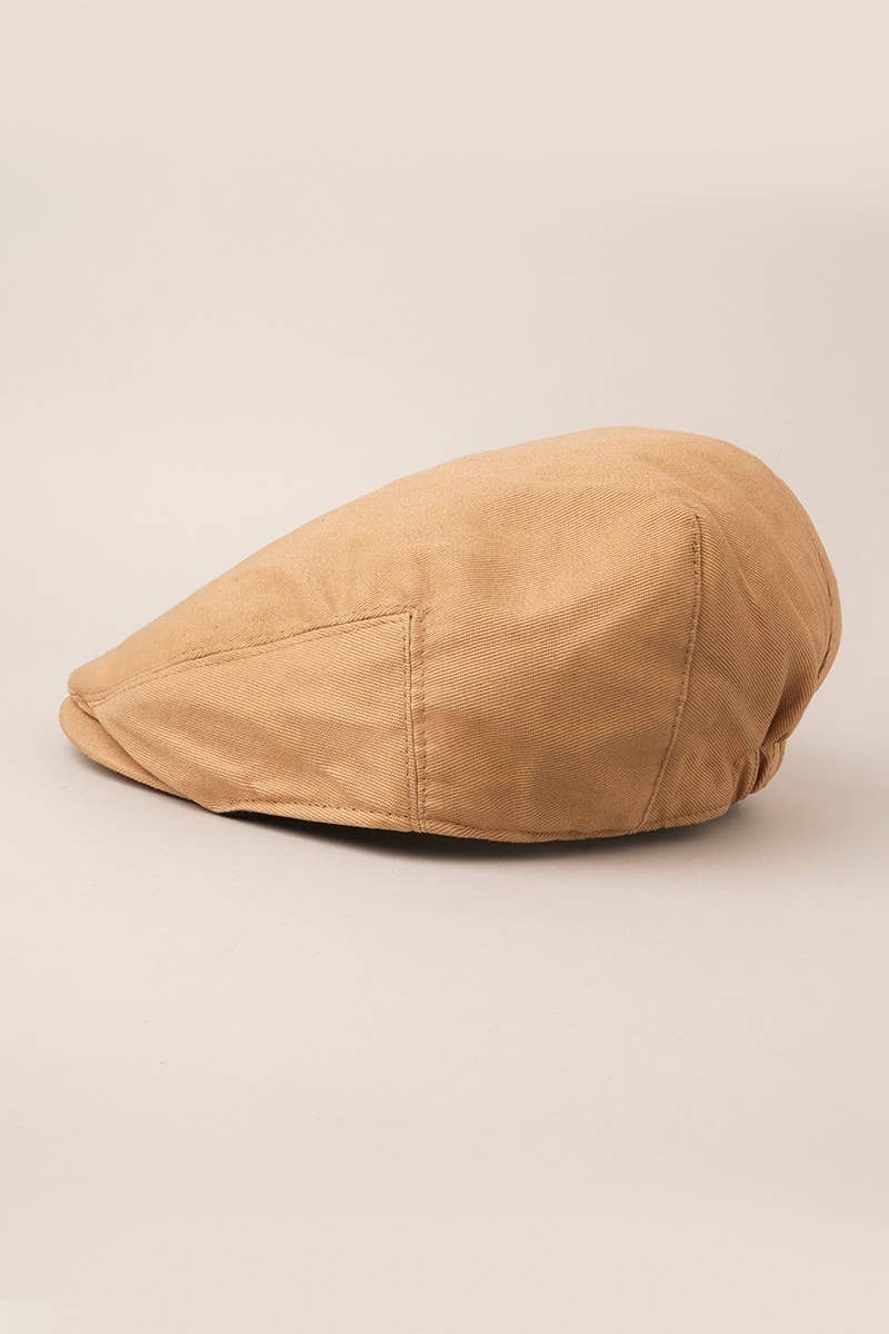 Fashion City - Wholesale Newsboy/Schoolboy Hat - Men's - Men's Solid Plain Cotton Newsboy Ivy Cap6