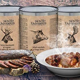 Botularium SLU - Venta al por mayor Comida preparada de larga conservación - Ciervo estofado a fuego lento Montes Universales (880g)