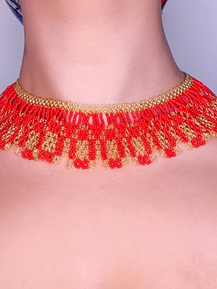 Maribel Embera-Halskette aus 100% Perlen für den Großhandel von Ciela Handmade