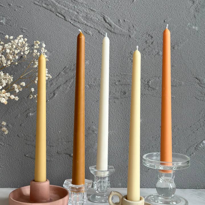 LA AROMA CANDLE CO. – wholesale Tapered candle/candlestick – Colored Taper Candles 10'' (A Pair)