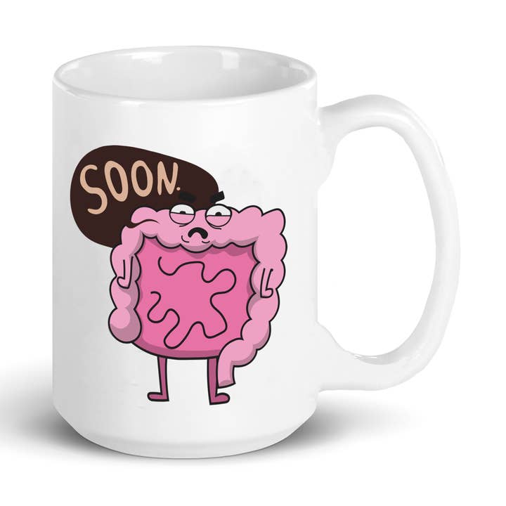 Bowels "Soon" Mug for wholesale by The Awkward Yeti