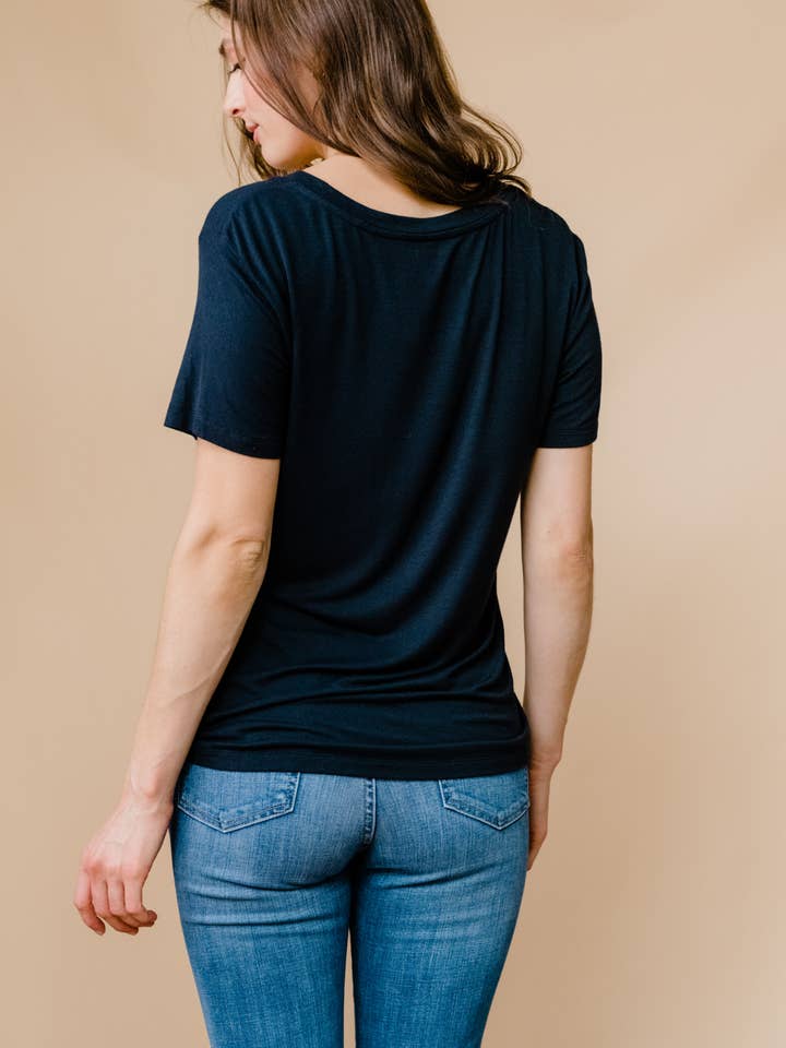 ABLE - Wholesale T-Shirt - Women's - Mae Drapey Tee