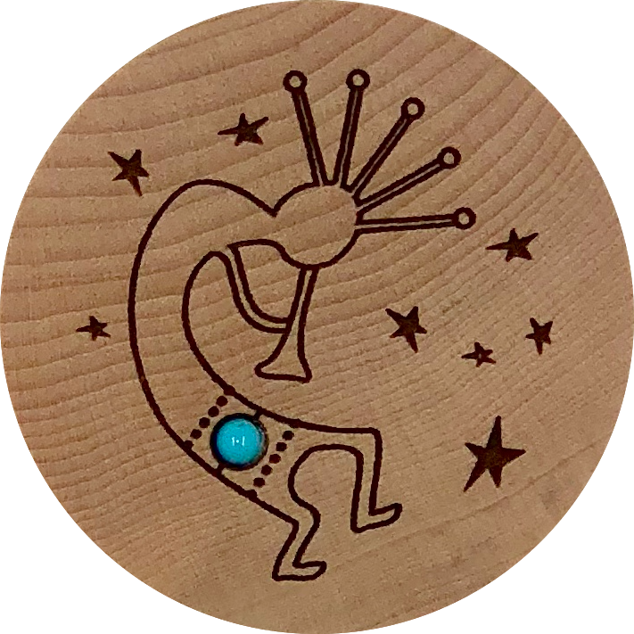 Woodcutts Inc. - Wholesale Jewelry Box/Organizer - Kokopelli 1 Wood Dreambox0