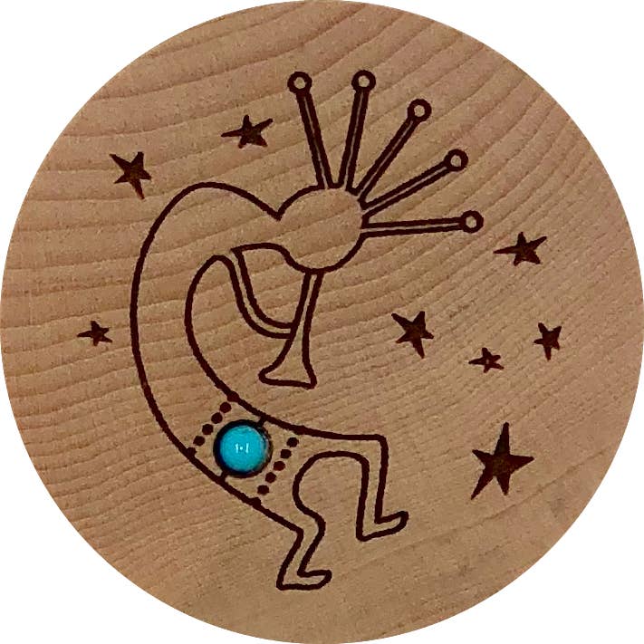 Woodcutts Inc. - Wholesale Jewelry Box/Organizer - Kokopelli 1 Wood Dreambox
