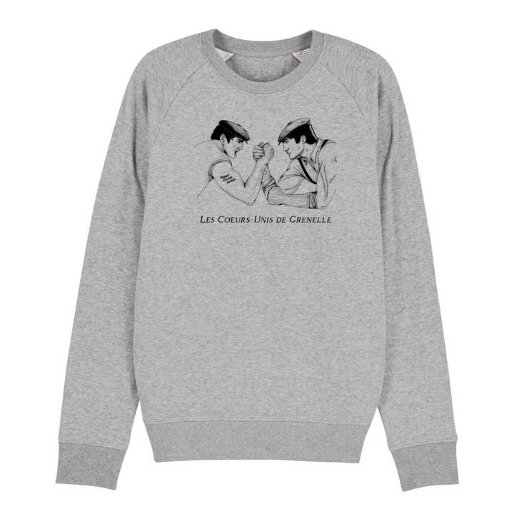 The United Hearts of Grenelle Sweatshirt for wholesale by Gang de Paris