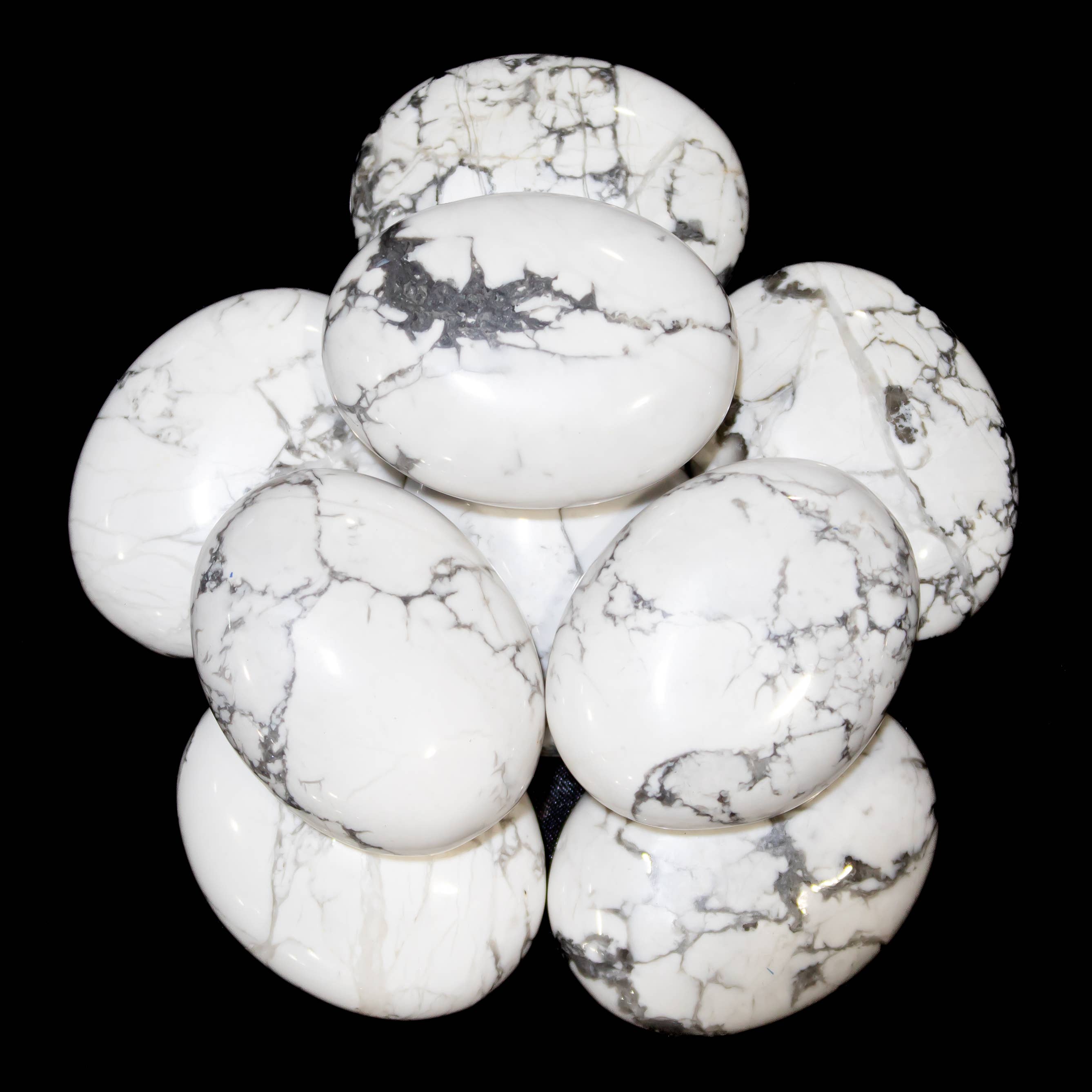 Quasar Gems USA - Vendita all'ingrosso Pietra/cristallo spirituale - Cuscini di Howlite Bianca 1/2 KG 1,1 libbre0