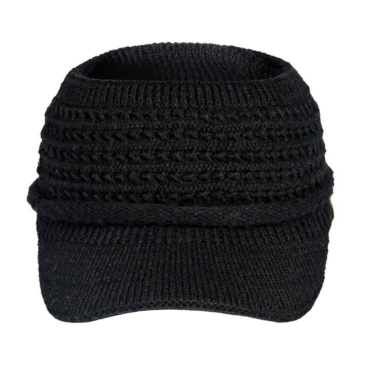 Fashion City - Wholesale Visor - Women's - Knitted Open-Top Winter Visor4