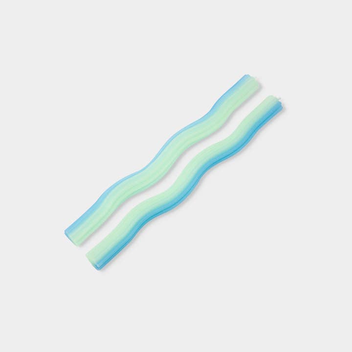 54 Celsius – wholesale Avsmalnande ljus – Wiggle Candles - Mint (2-pack) - 11" vibrerande koniska ljus