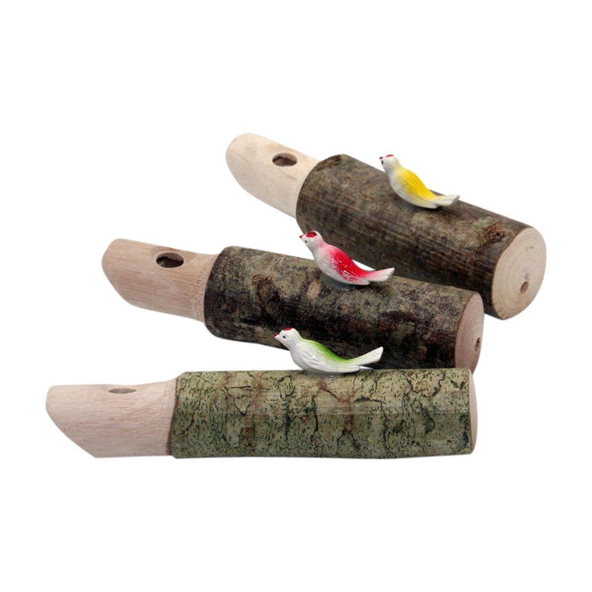 GICO Spielwaren – Großhandel Holzspielzeug – Kinder – 3 St. Vogelpfeife Kuckuck, Einfach - 79370