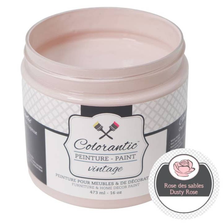 Colorantic – Engroshandel Malesæt – COLORANTIC | Støvet rosa kalkmaling (gammel rosa farve)10