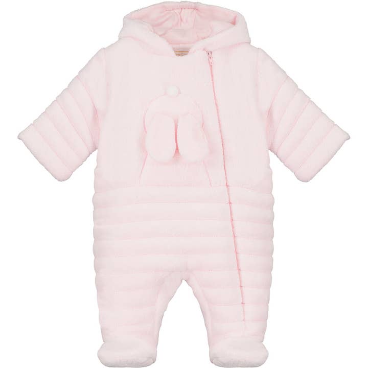 Emile Et Rose - Wholesale Jumpsuit - Baby - Alison Pink Fleece Baby Pramsuit