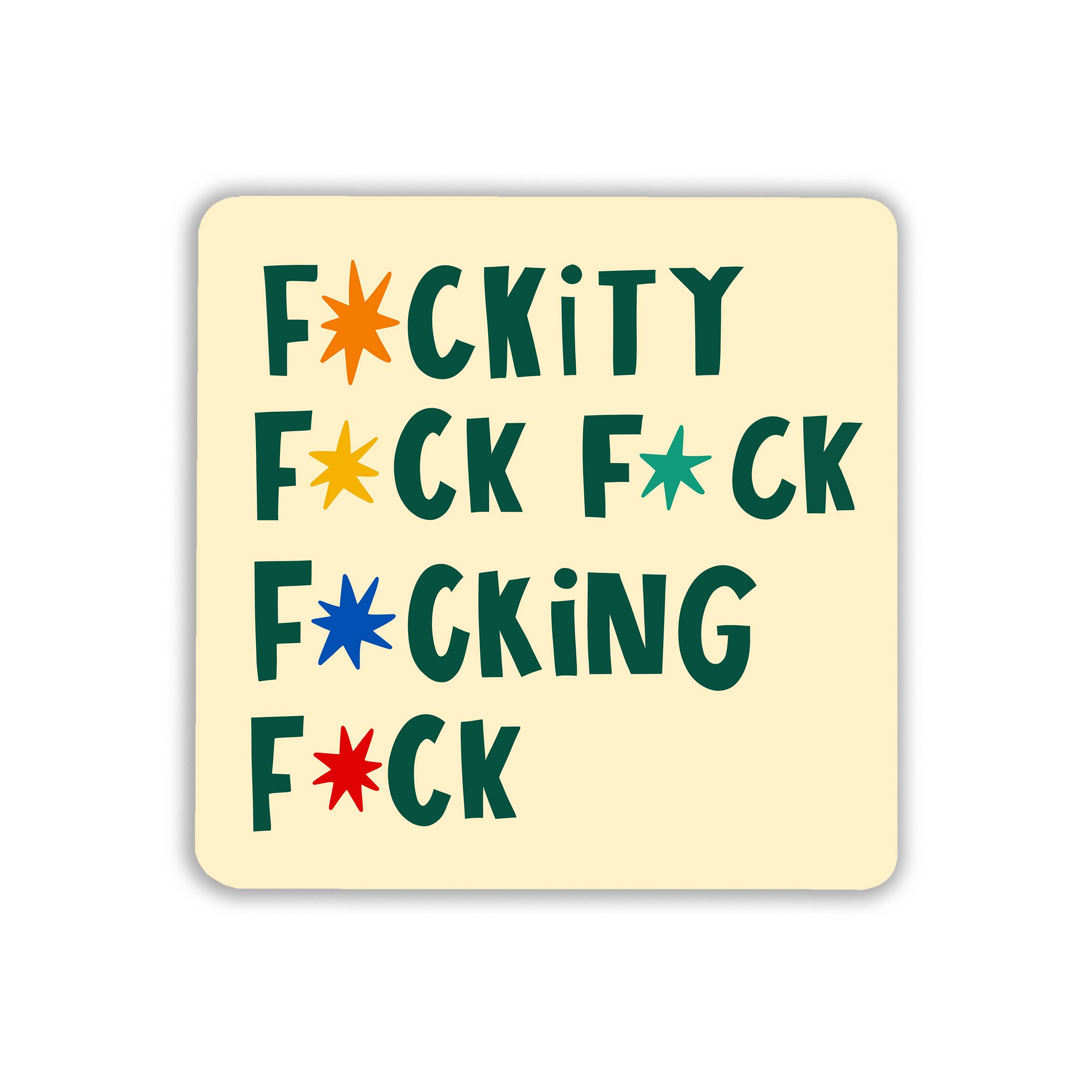 Lucy Maggie Designs - Wholesale Coasters - Fuckity Coaster
